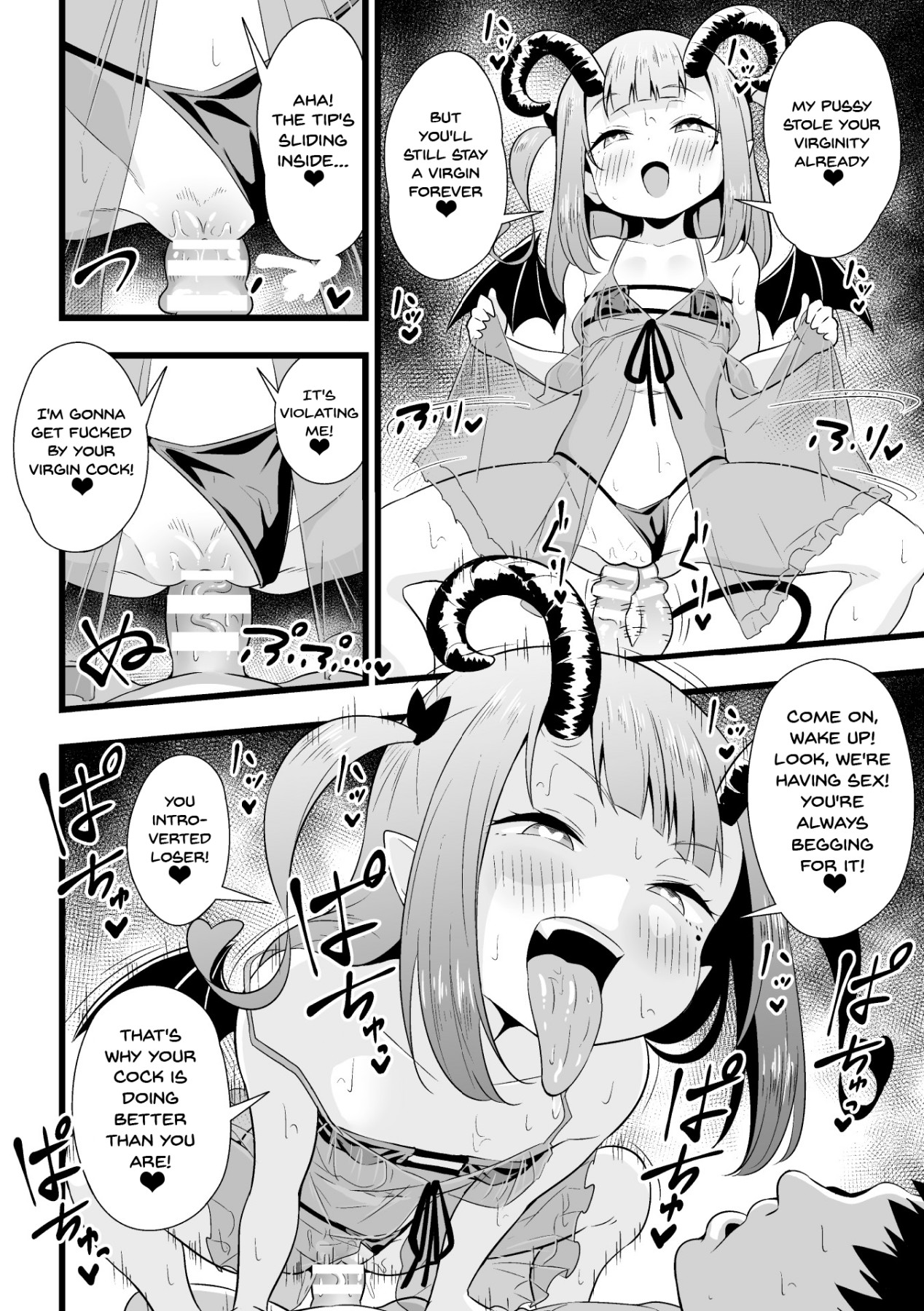 hentai manga Punishing a Bratty Young Succubus Vol. 2